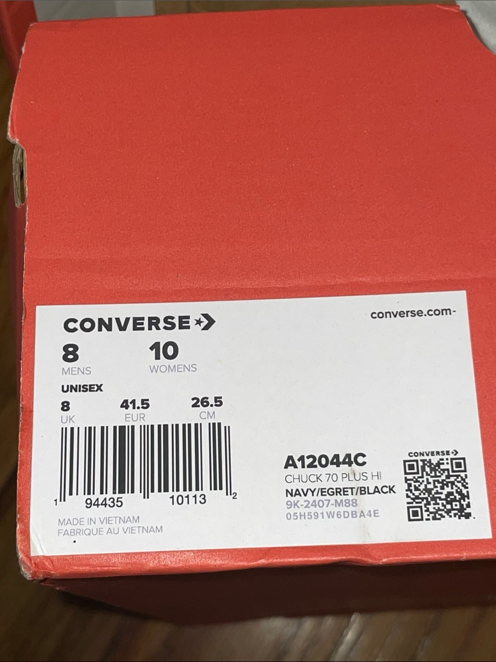 NEW Chuck 70 Plus Distressed Denim Converse Denim Patchwork High Top - 10 W 8 M - Picture 4 of 13